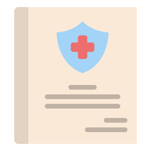 Insurance health report hospital health insurance icon