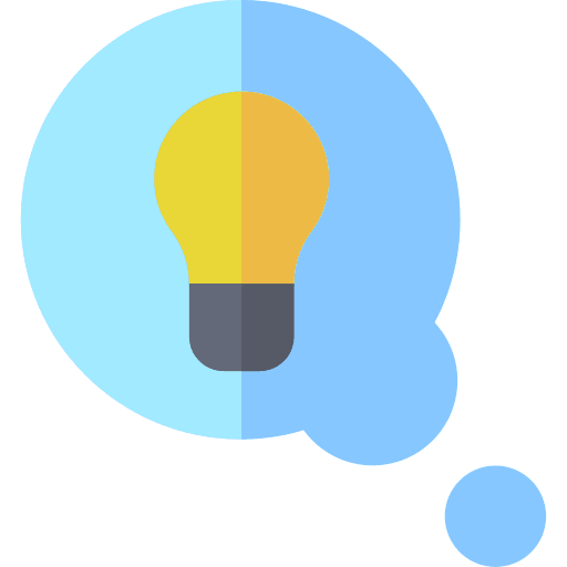 Main idea idea light bulb creativity icon