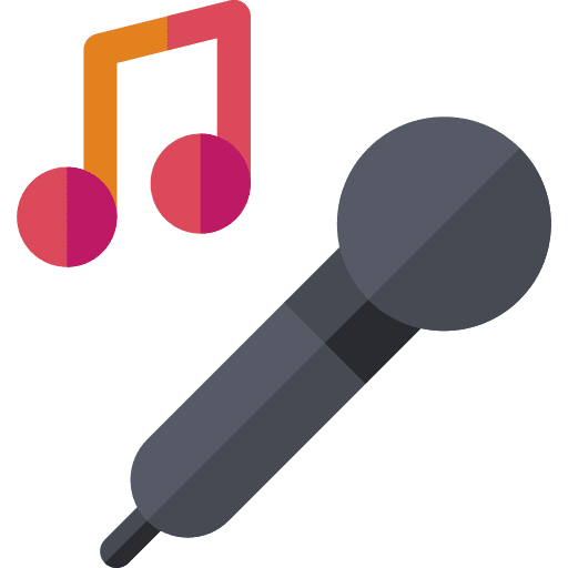 Recording mic musical recording icon