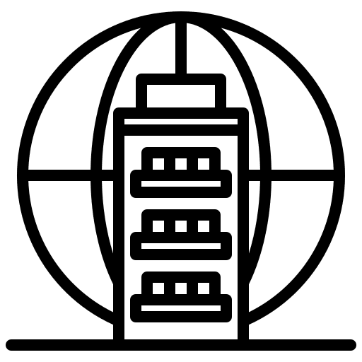 Internet network smart city internet icon