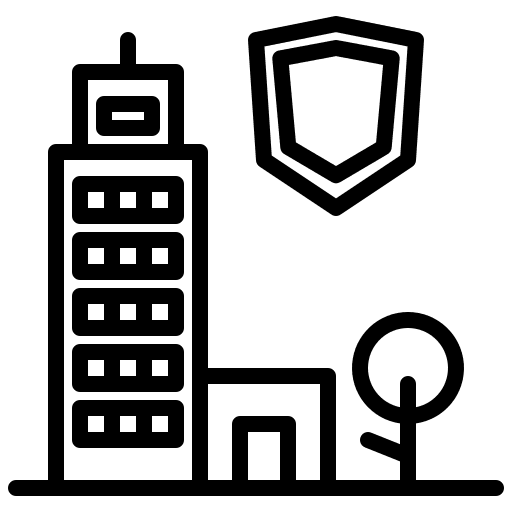 Security urban security protection icon