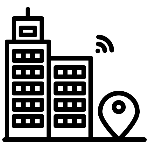 Location network intelligent location icon