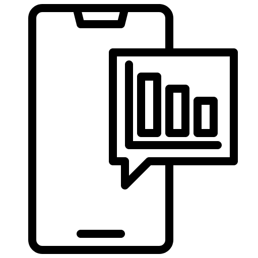 Smartphone smartphone data smart city icon