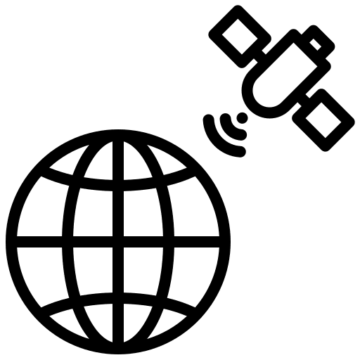 Satellite satellite global satellite dish icon