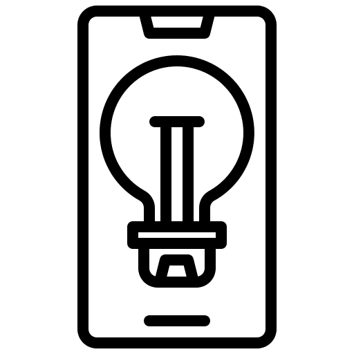 Bulb light bulb electronics icon