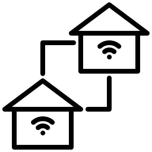 Smarthome technology network smarthome icon