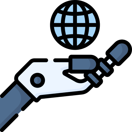 Technology network global internet icon