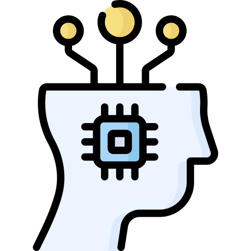 Chip chip education artificial intelligence icon