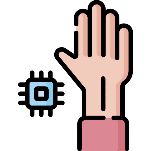 Chip technology internet of things electronics icon