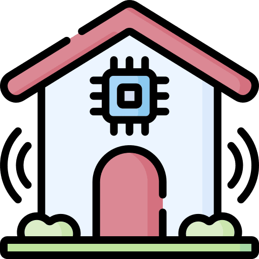 Smart home smart house cpu home icon
