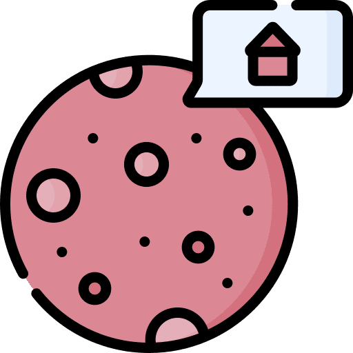 Mars universe miscellaneous astronomy icon