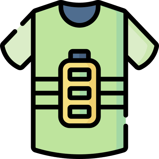 Smart clothing fashion futuristic shirt icon