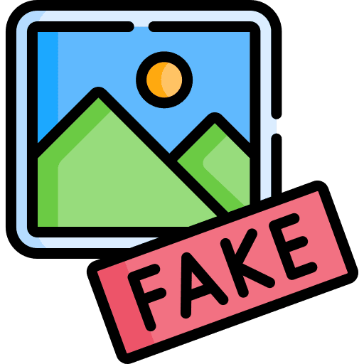 Image image fake news manipulation icon
