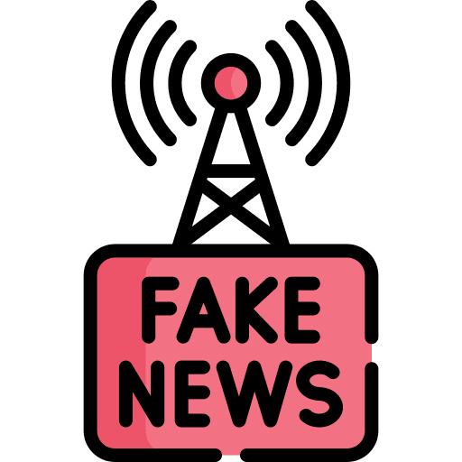 Fake news radio frequency electronics radio tower icon