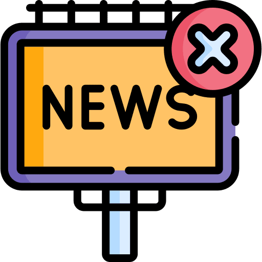 Billboard advertisement marketing untrue icon