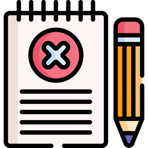 Distort untrue write distort icon