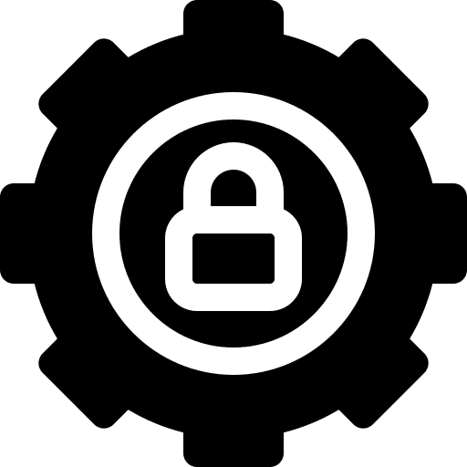 Padlock workshop security automation icon