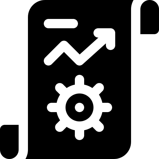 Efficiency productivity gear user icon