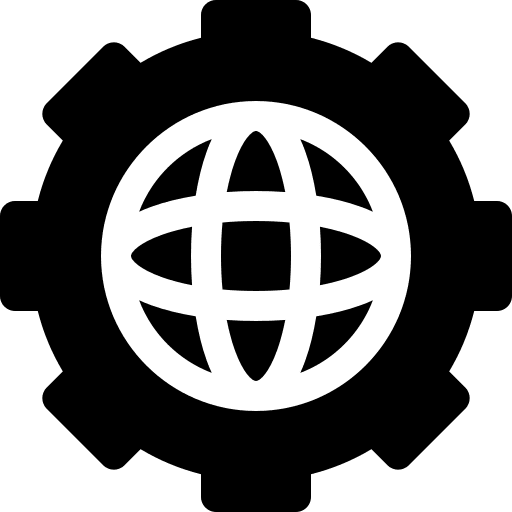 World grid settings world grid international icon