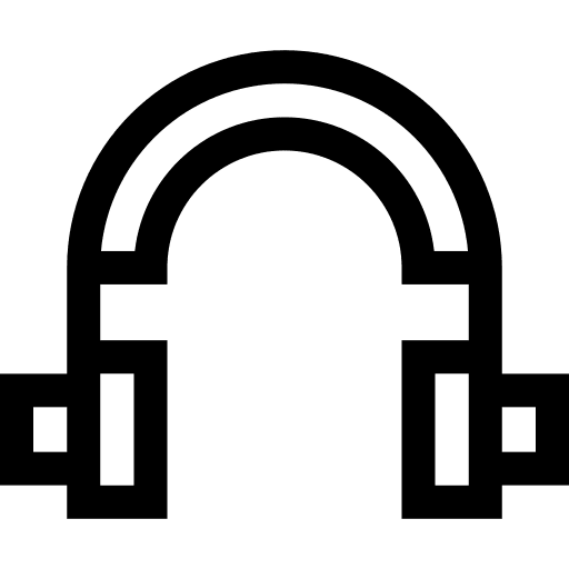 Headphones electronics music headphones audio headphones icon