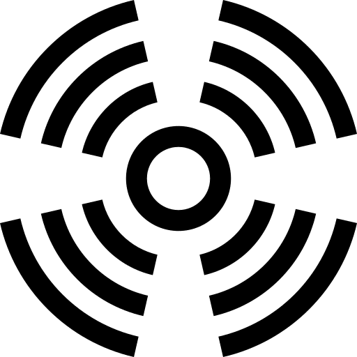 Podcast streaming radio music and multimedia icon