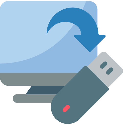 Backup usb backup desktop icon