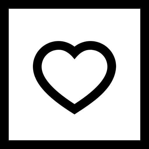 Favorite like music and multimedia lover icon