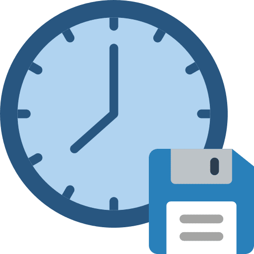 Save clock files auto icon
