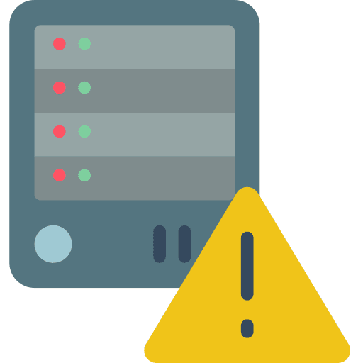 Storage device storage device error files icon