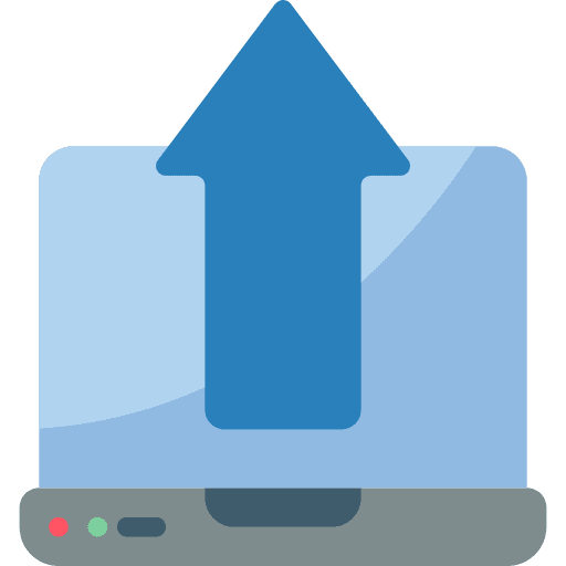 Upload upload backup computer icon