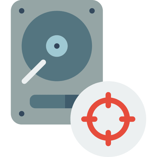 Hard drive computer drive recovery icon