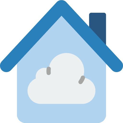 Home cloud backup sync icon