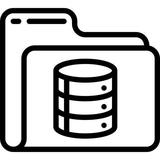 Archive backup database computer icon