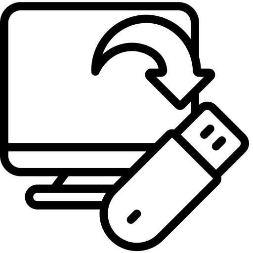 Backup data recovery desktop icon