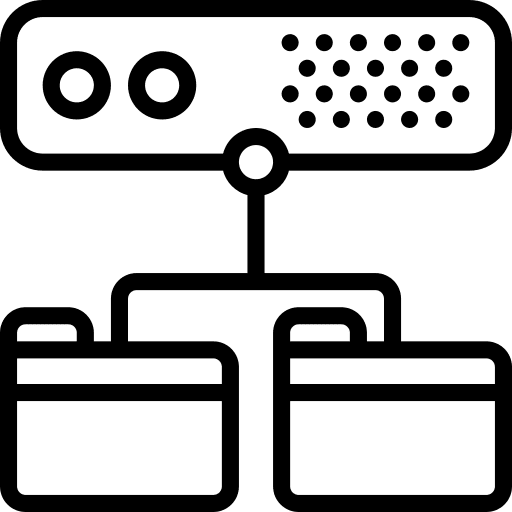 Shared folder sync network recovery icon