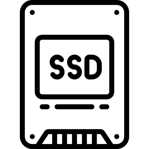 Solid state drive recovery files sync icon