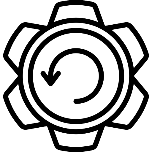 Synchronise recovery files backup icon