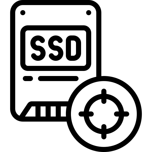 Solid state drive drive recovery target icon