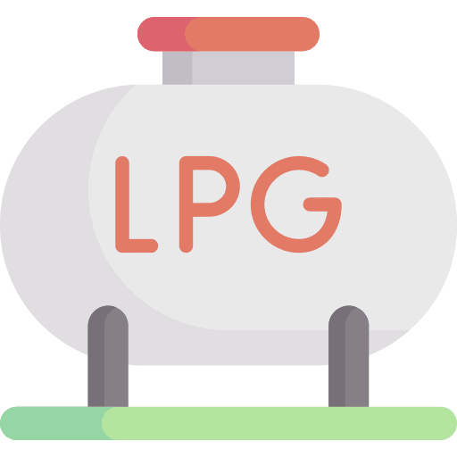 Liquefied petroleum gas industry transportation liquefied petroleum gas icon