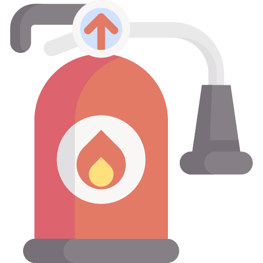 Fire extinguisher fire extinguisher protection firefighter icon