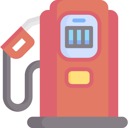 Gas station fuel pump transportation gas station icon