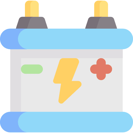 Battery battery transportation accumulator icon