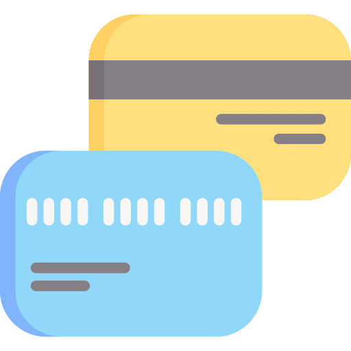 Credit card pay card business and finance commerce icon