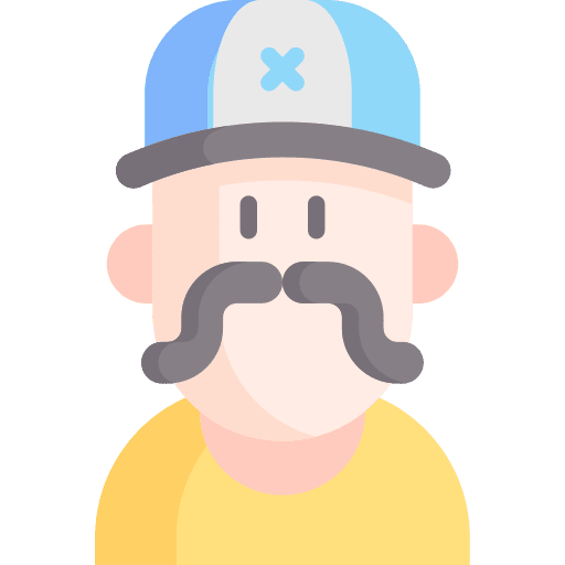 Driver man cap driver icon