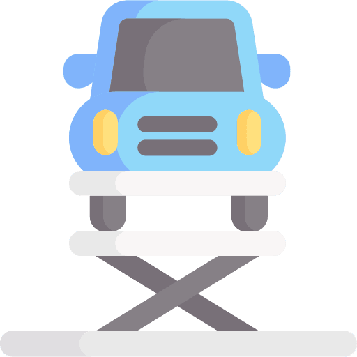 Car jack automobile car repair transport icon