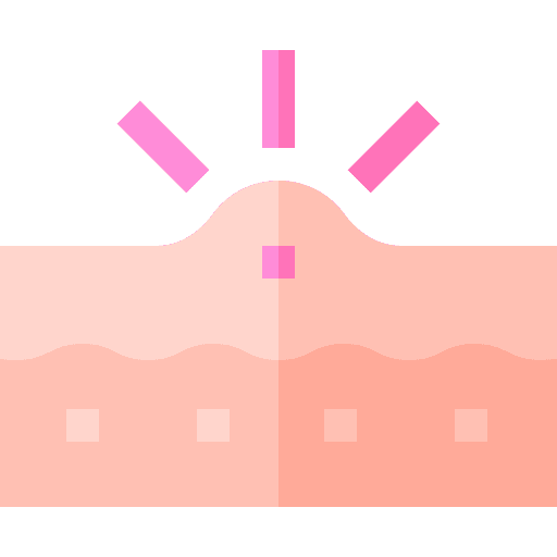 Acne acne pimples epidermis icon