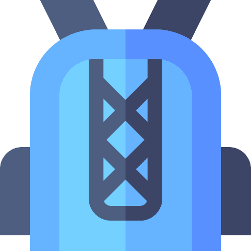 Backpack backpack bag high school icon