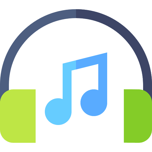 Headphones music and multimedia music headphones music icon