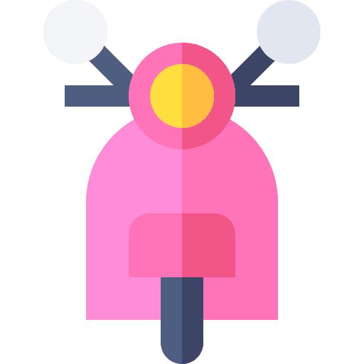 Scooter vehicle scooter transportation icon
