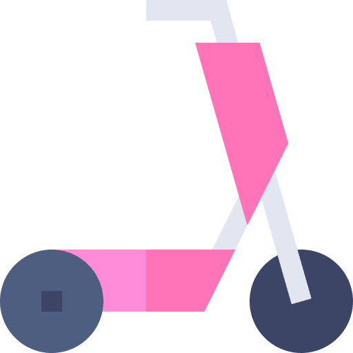 Scooter electric scooter transportation icon